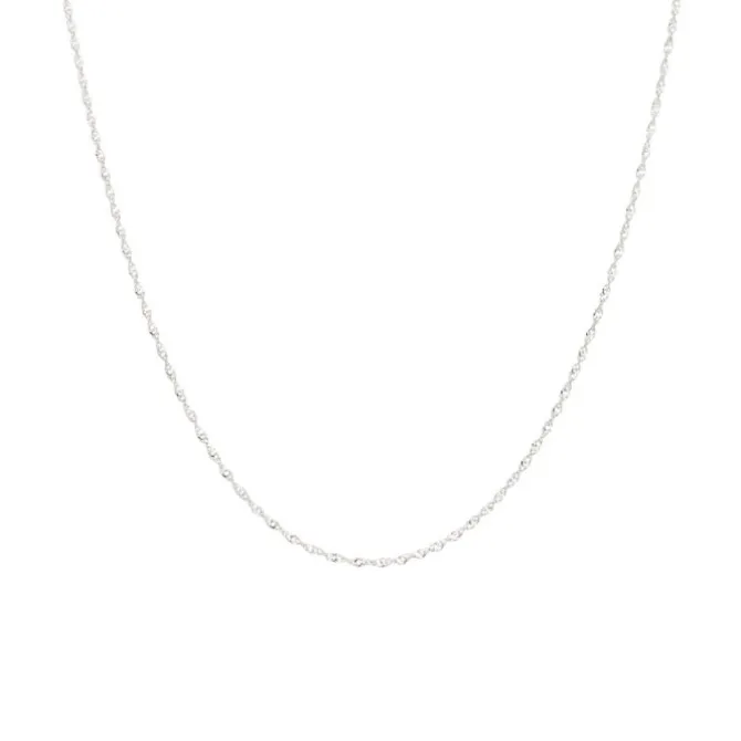 Singapurkette Weißgold 585 1,6mm