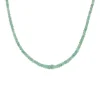 Smaragd Collier Silber 925