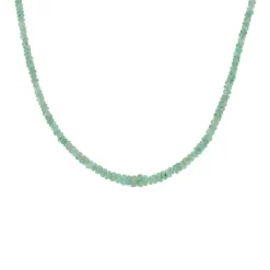 Smaragd Collier Silber 925