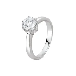 Solitär Ring 1 Karat Weißgold 585