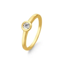 Solit&auml;r Ring Gold 585 Brillant 0,25 ct.