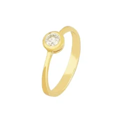 Solit&auml;r Ring Gold 585 Brillant 0,33 ct.