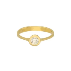 Solit&auml;r Ring Gold 585 Brillant ca. 0,39ct.