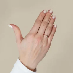 Solit&auml;r Ring Ros&eacute;gold 585 Brillant 0,20 ct.