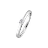 Solit&auml;r Ring Wei&szlig;gold 585 Brillant 0,15 ct.