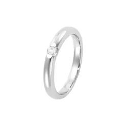 Solit&auml;r Ring Wei&szlig;gold 585 Brillant 0,50 ct.