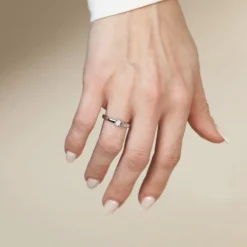 Solit&auml;r Ring Wei&szlig;gold 585 Brillant ca. 0,33 ct.