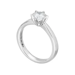 Solitär Ring Weißgold 585 Brillant 1,00 ct.