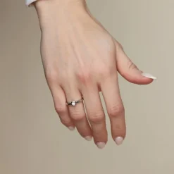 Solit&auml;r Verlobungsring Wei&szlig;gold 585 Brillant 0,25 ct.