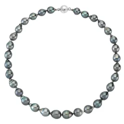 Tahitiperlen Collier Wei&szlig;gold 585