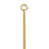 Taschenuhrkette Stahl gold