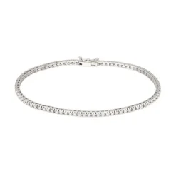 Tennisarmband Diamanten 0,79 ct. Wei&szlig;gold 750