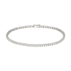 Tennisarmband Diamanten 1,55 ct. Weißgold 750