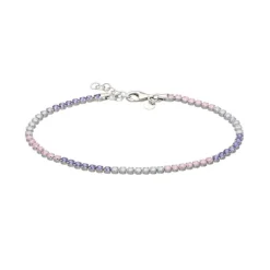 Tennisarmband Silber 925 Zirkonia multicolor