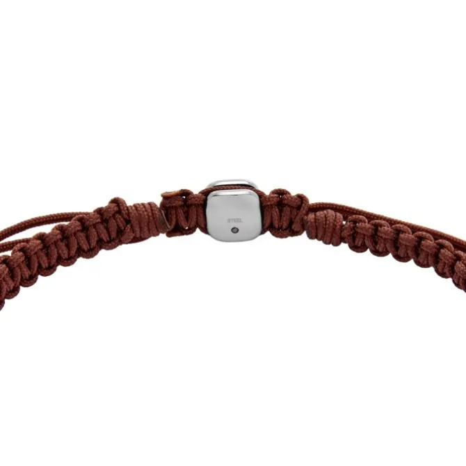 Tigerauge Armkette "Jewelry" Stahl/Textil