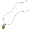 Tigerauge Collier "Jewelry" Stahl