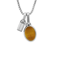 Tigerauge Collier 