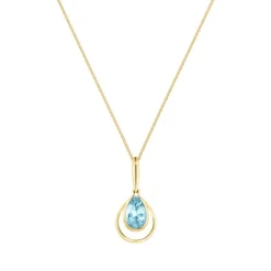 Topas Anh&auml;nger Gold 585