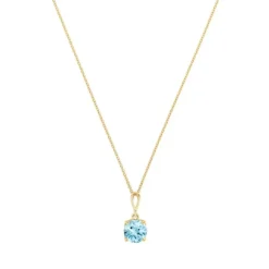 Topas Anh&auml;nger Gold 585