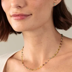 Topas (beh.) Ohrstecker Gold 585