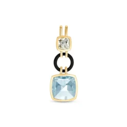Topas Quarz Anhänger Gold 585