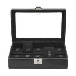 Uhrenbox f&uuml;r 10 Uhren Leder