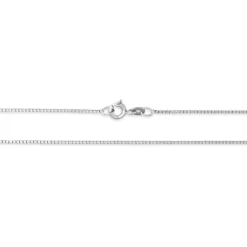 Venezianerkette Wei&szlig;gold 585 0,9 mm