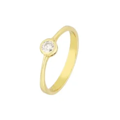 Verlobungsring Gold 585 Brillant 0,20 ct.