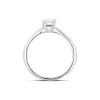 Verlobungsring Lab Grown Diamond Ring Wei&szlig;gold 585 im Smaragdschliff zus. 0,75 ct.
