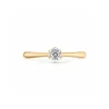 Verlobungsring Ros&eacute;gold 585 "Soft Peach" Brillant 0,25 ct.