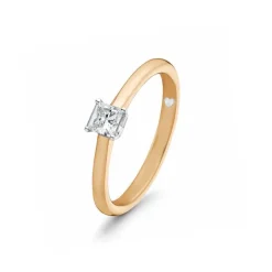 Verlobungsring Ros&eacute;gold 585 