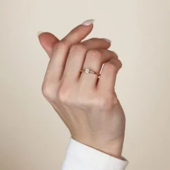 Verlobungsring Ros&eacute;gold 585 