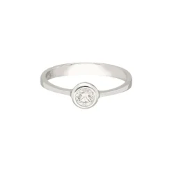Verlobungsring Weißgold 585 Brillant 0,33 ct.