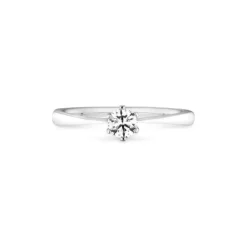Verlobungsring Wei&szlig;gold 585 Brillant 0,33 ct.