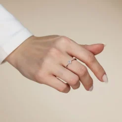 Verlobungsring Wei&szlig;gold 585 Brillant 0,33 ct.