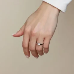 Verlobungsring Wei&szlig;gold 585 Brillant 0,50 ct.