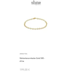Weitankerarmkette Gold 585