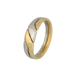 Zweiteiliger Ring Gold 750 - Gr. 58 - Privatbesitz