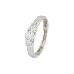 Brillant Ring Wei&szlig;gold 750 - Gr. 56 - Privatbesitz
